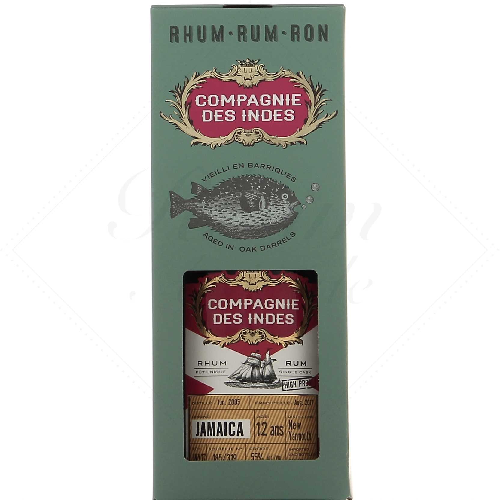 Compagnie des Indes Jamaïque New Yarmouth 2005 12 ans 55°