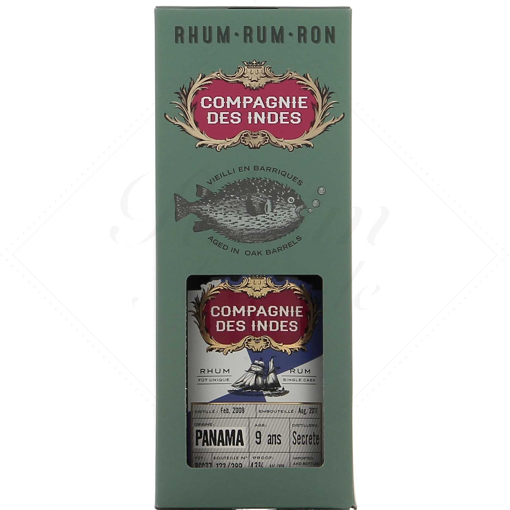 Compagnie des Indes Panama 9 ans 43°