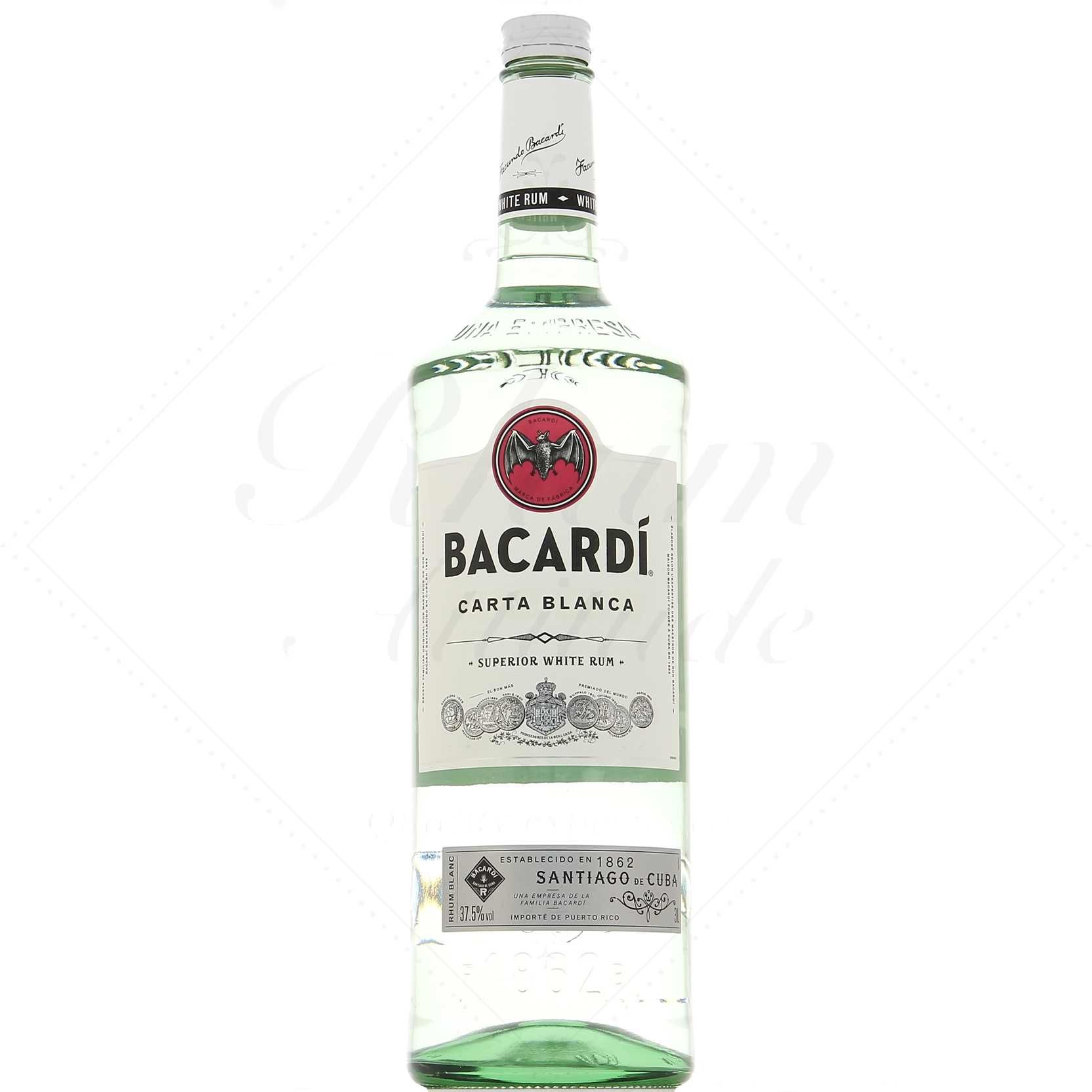 Bacardi Carta Blanca 37,5° - 3 litres !