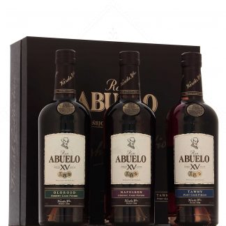 Coffret Prestige Abuelo 3 finitions 15 ans d’âge 3x70 cl 40°