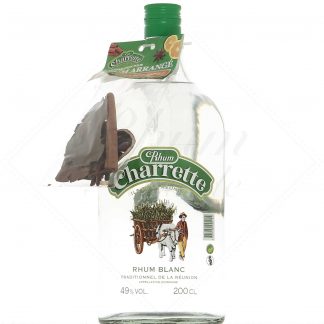 Rhum Charrette blanc 49° avec un sachet d’épices - 2 litres !
