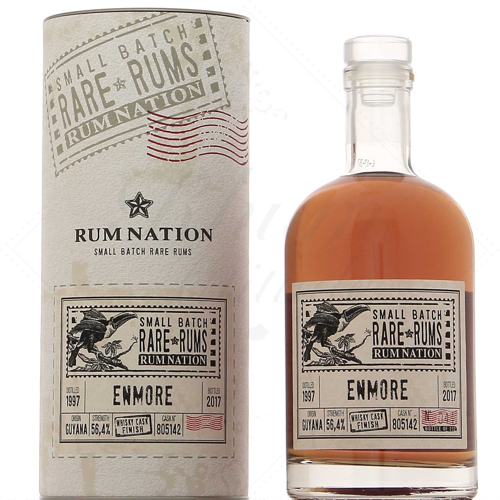 Rum Nation 1997 Enmore LMDW Whisky Cask Finish 56,4°
