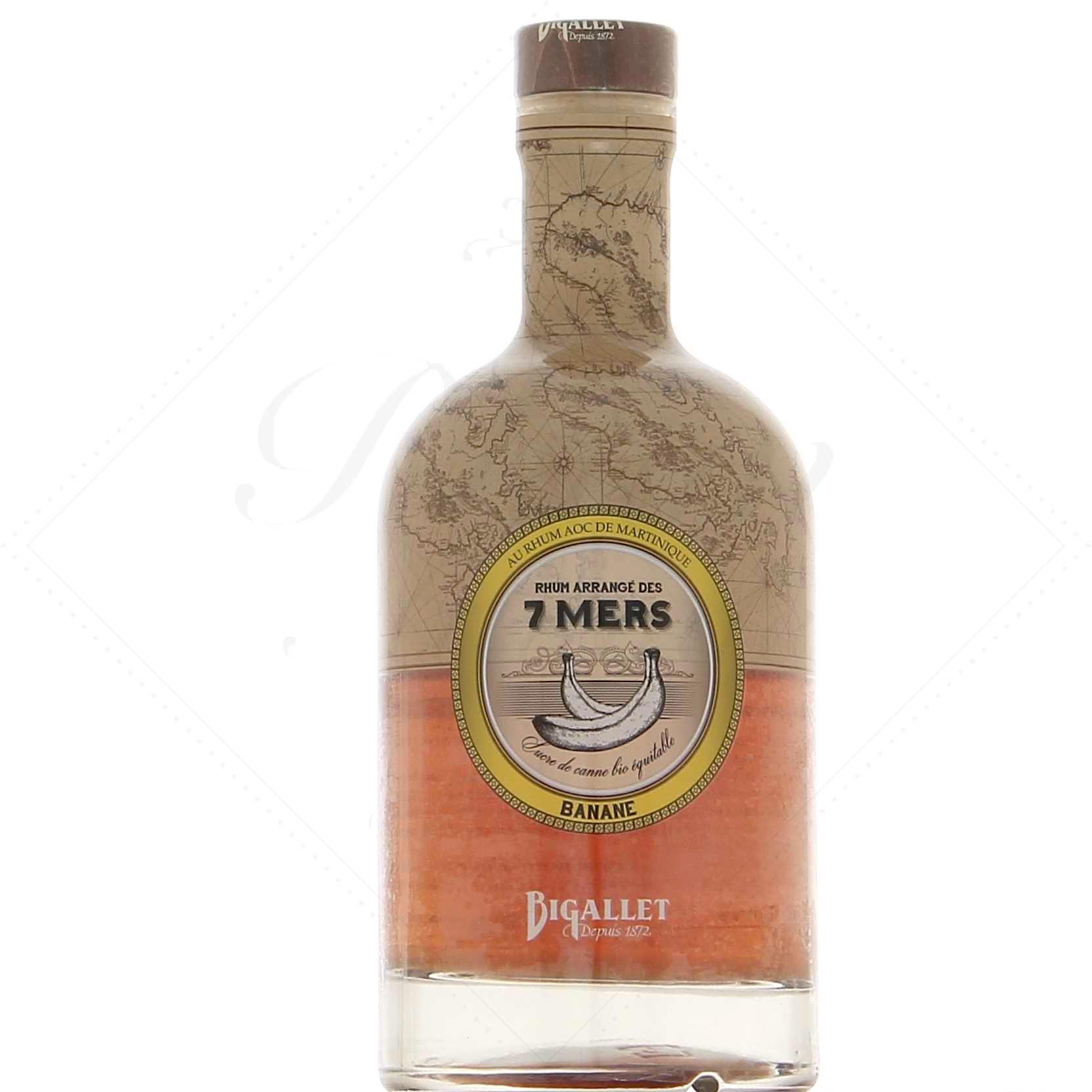Bigallet Rhum arrangé des 7 mers Banane 25°