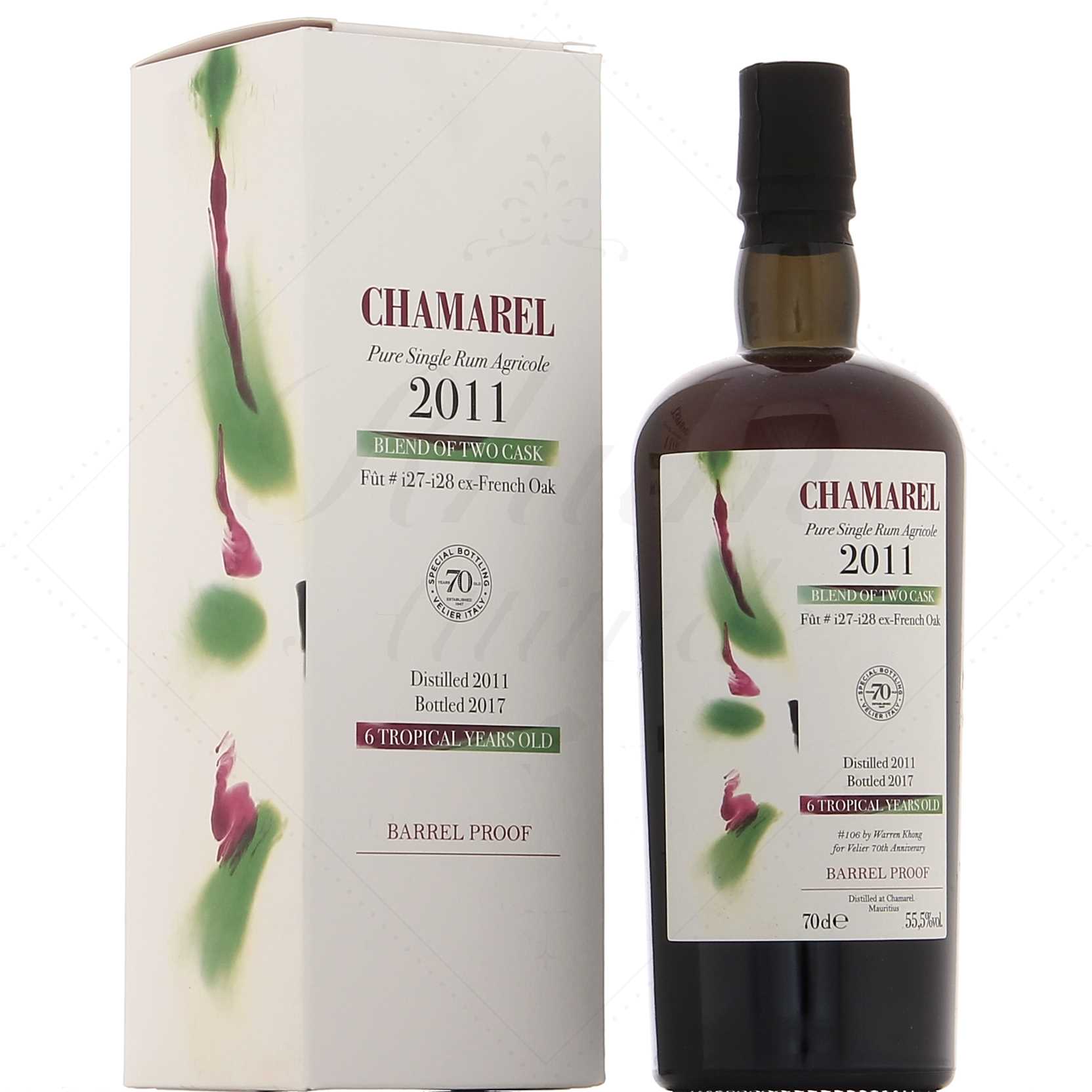 Chamarel 2011 70 ans Velier 55,5°