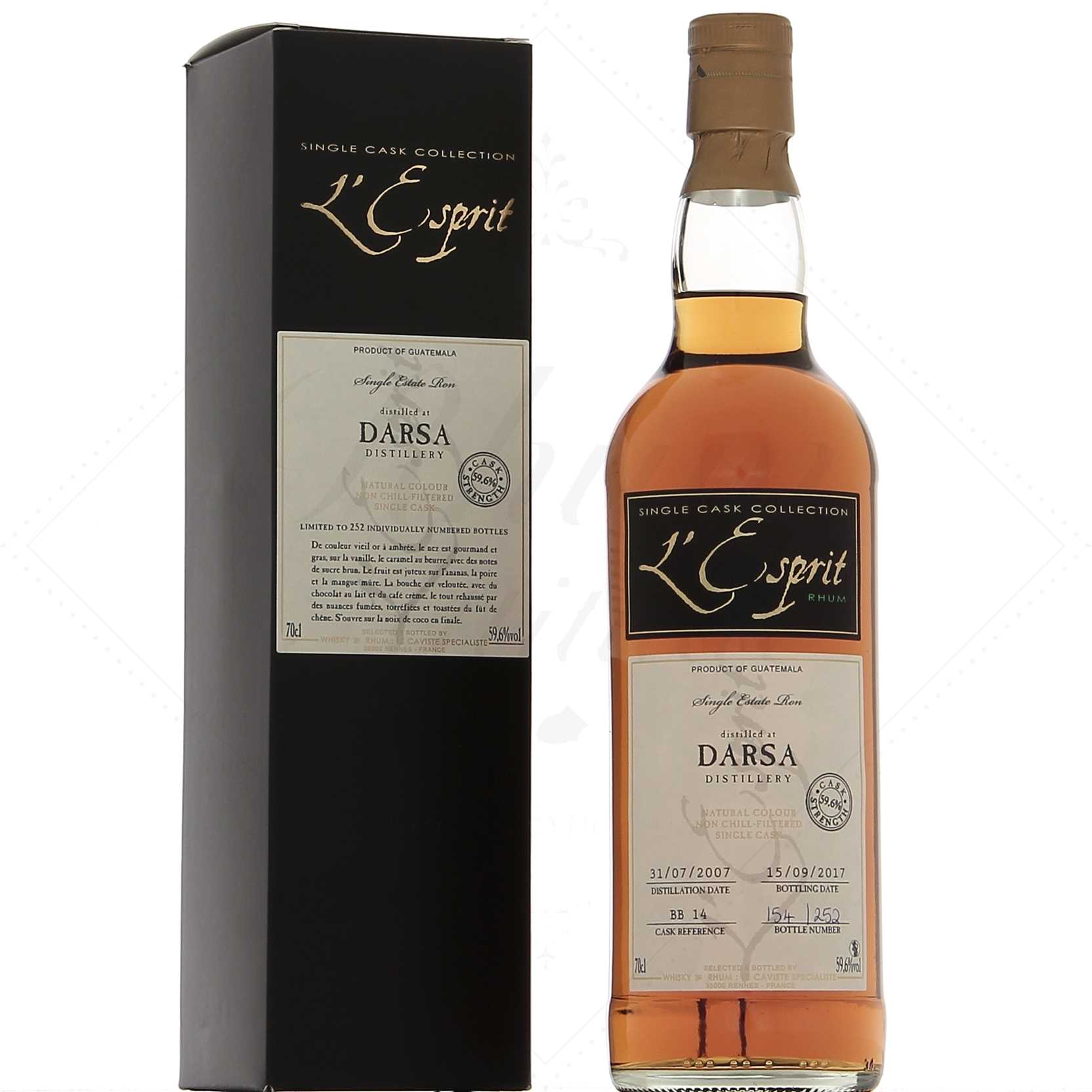 L’Esprit Rhum Guatemala Darsa 2007 59,6°