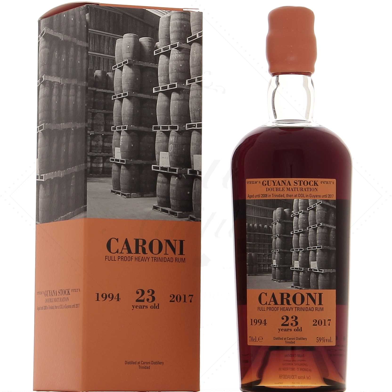 Caroni 23 ans 1994 Guyana 37th release Full proof 59°