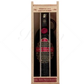 El Ron Prohibido Gran Reserva 15 ans coffret prison 40°