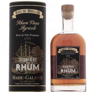 Bielle 2009 brut de fût n°54 la confrérie du rhum 51,9°