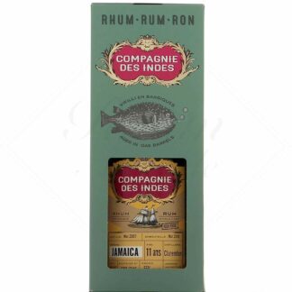 Compagnie des Indes Jamaïque Clarendon Brut de Fût 11 ans 55°