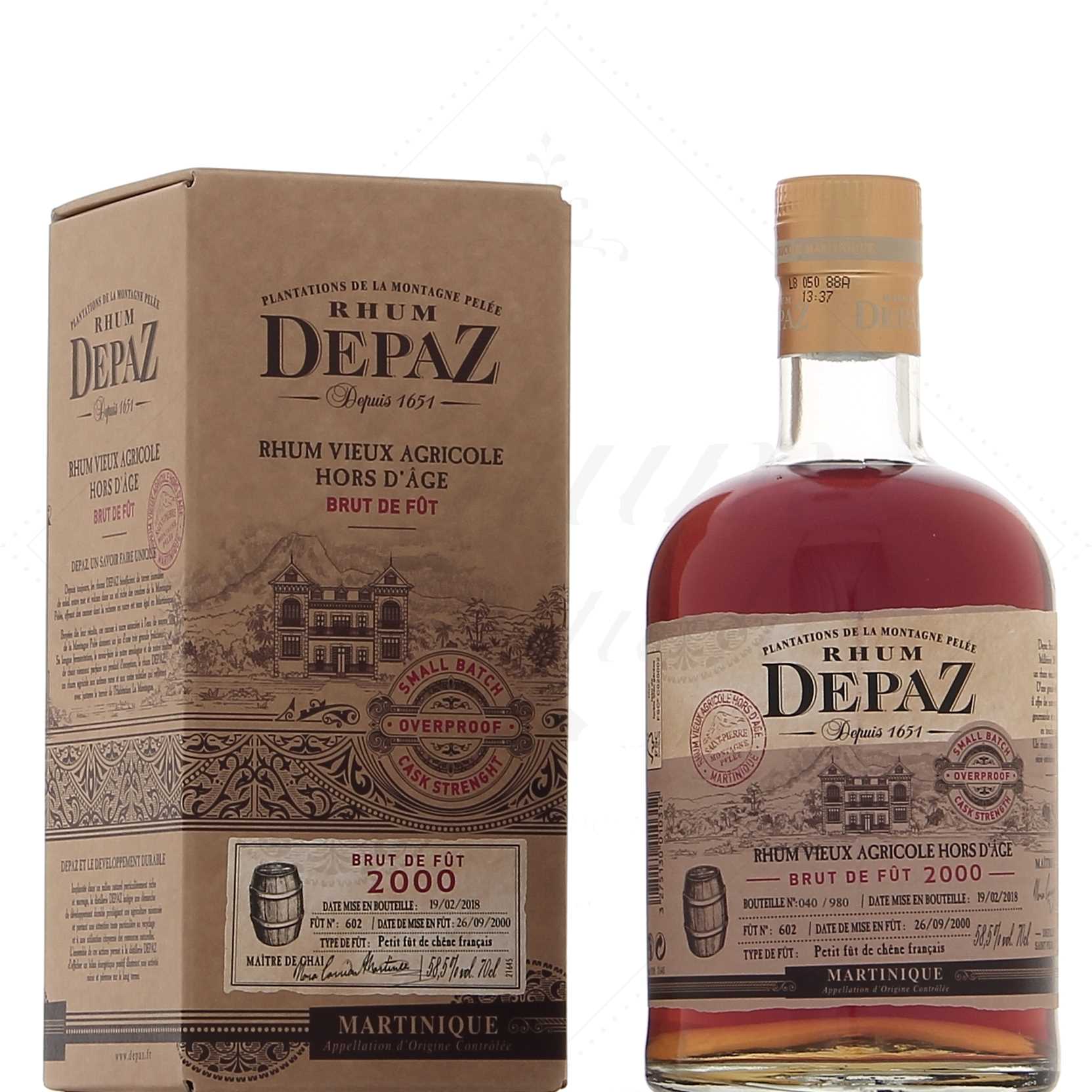 Depaz Brut de fût 2000 58,5°