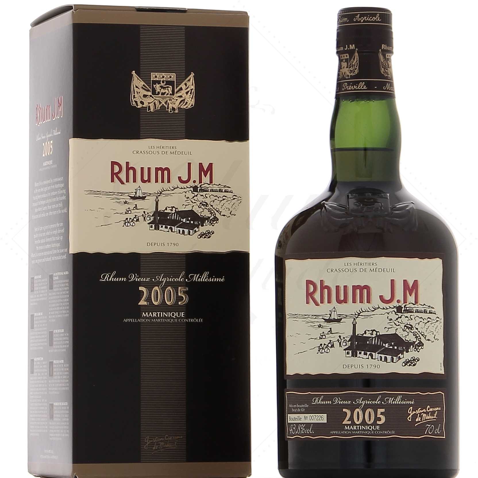 JM Millésime 2005 Brut de fût 10 ans d’âge 44,8°