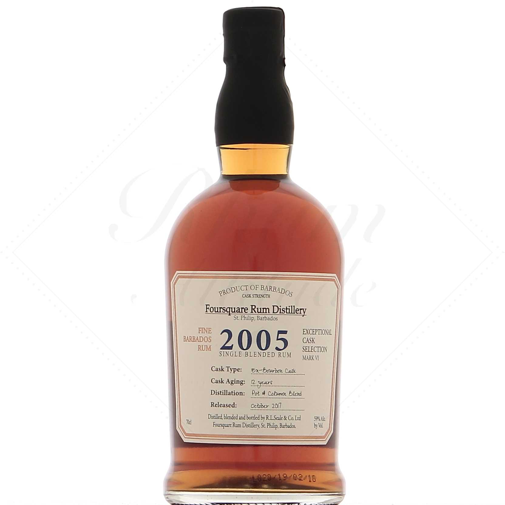 Foursquare Cask Strength 2005 59°