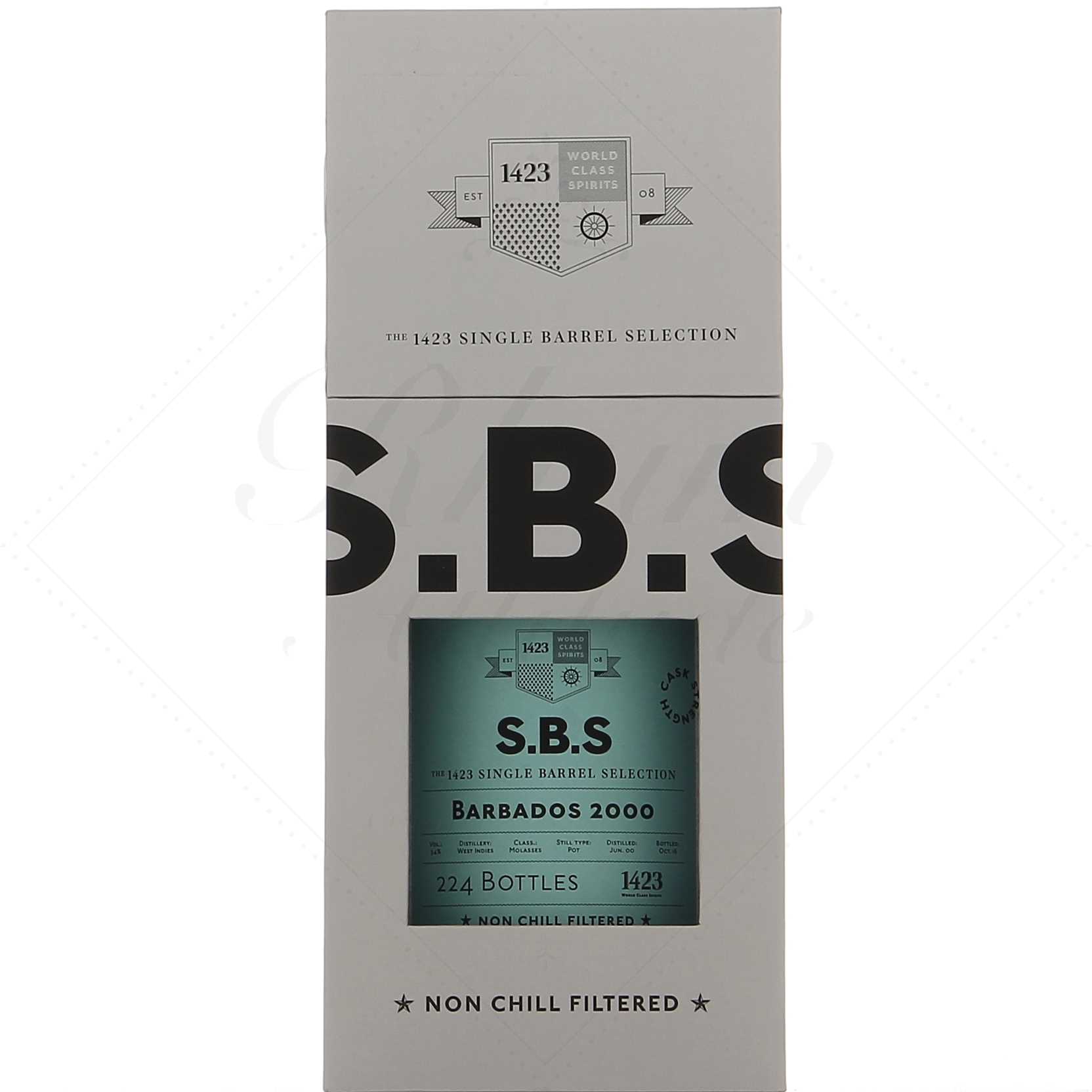 1423 SBS Barbados West Indies Rum Distillery 2000 54°