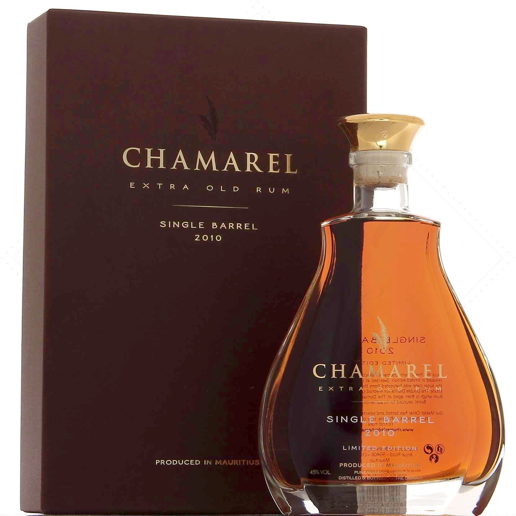 Chamarel Single Barrel 2010 45°