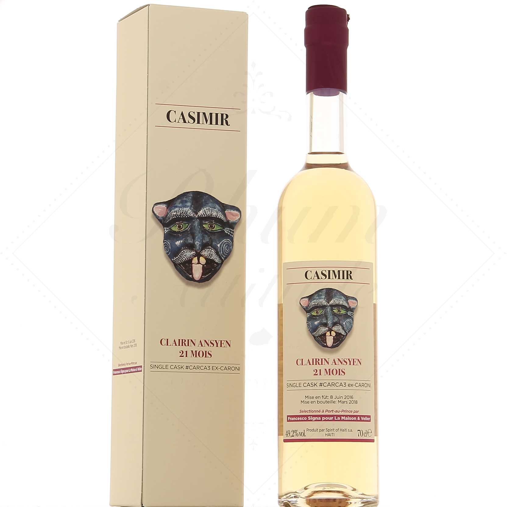 Clairin 21 mois 2015 Ansyen Casimir Single Cask #CARCA3 49,2°