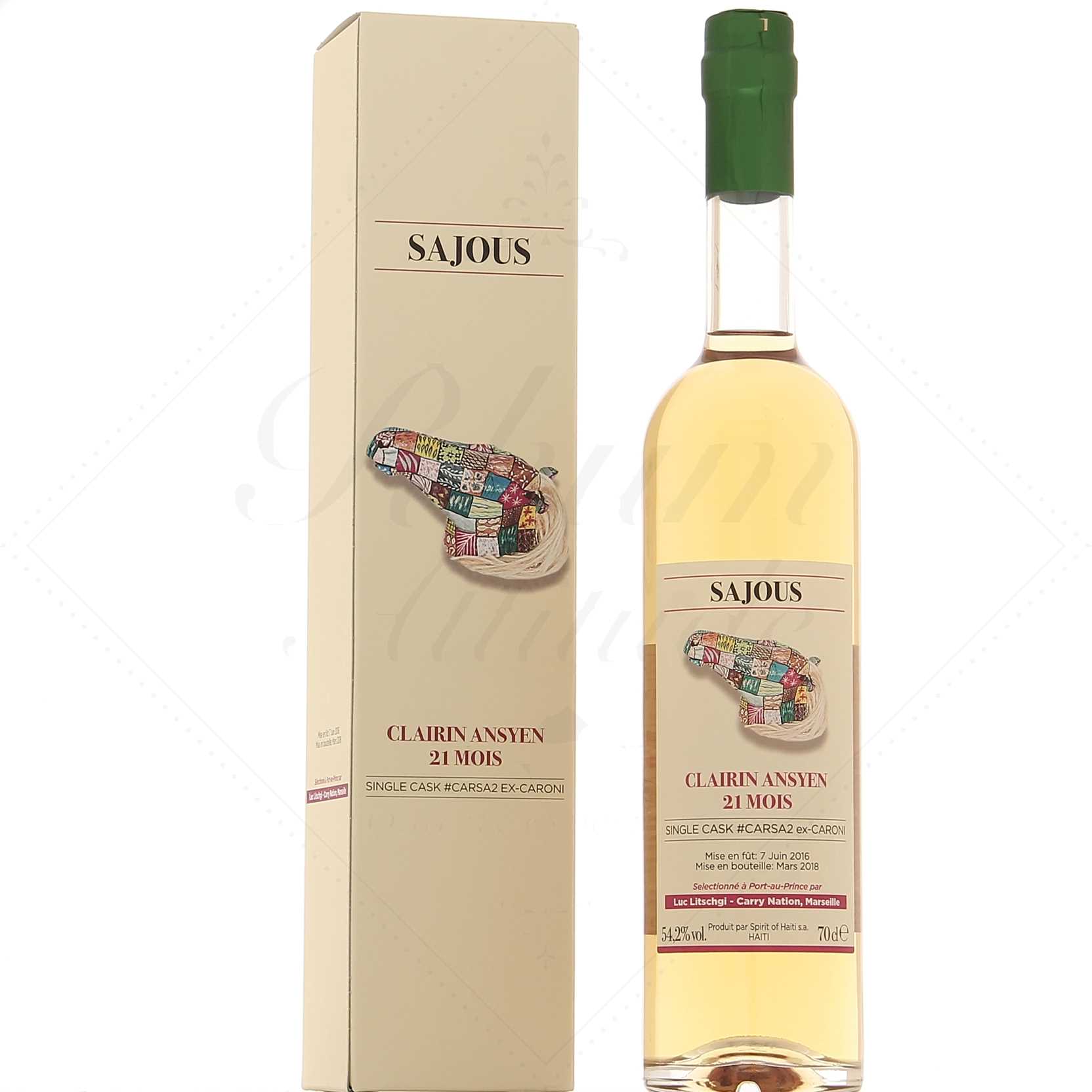 Clairin 21 mois 2015 Ansyen Sajous Single Cask #CARSA2 54,2°