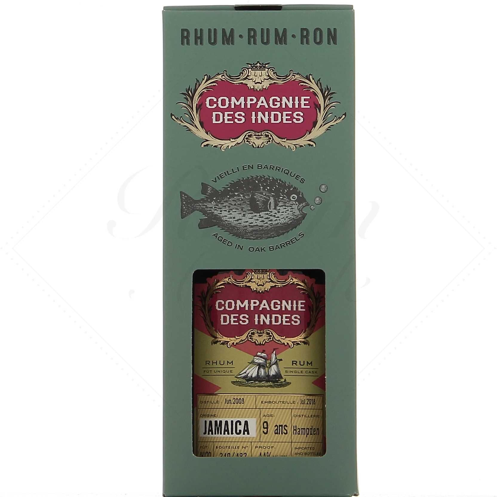 Compagnie des Indes Jamaique Hampden 9 ans 2009 44°