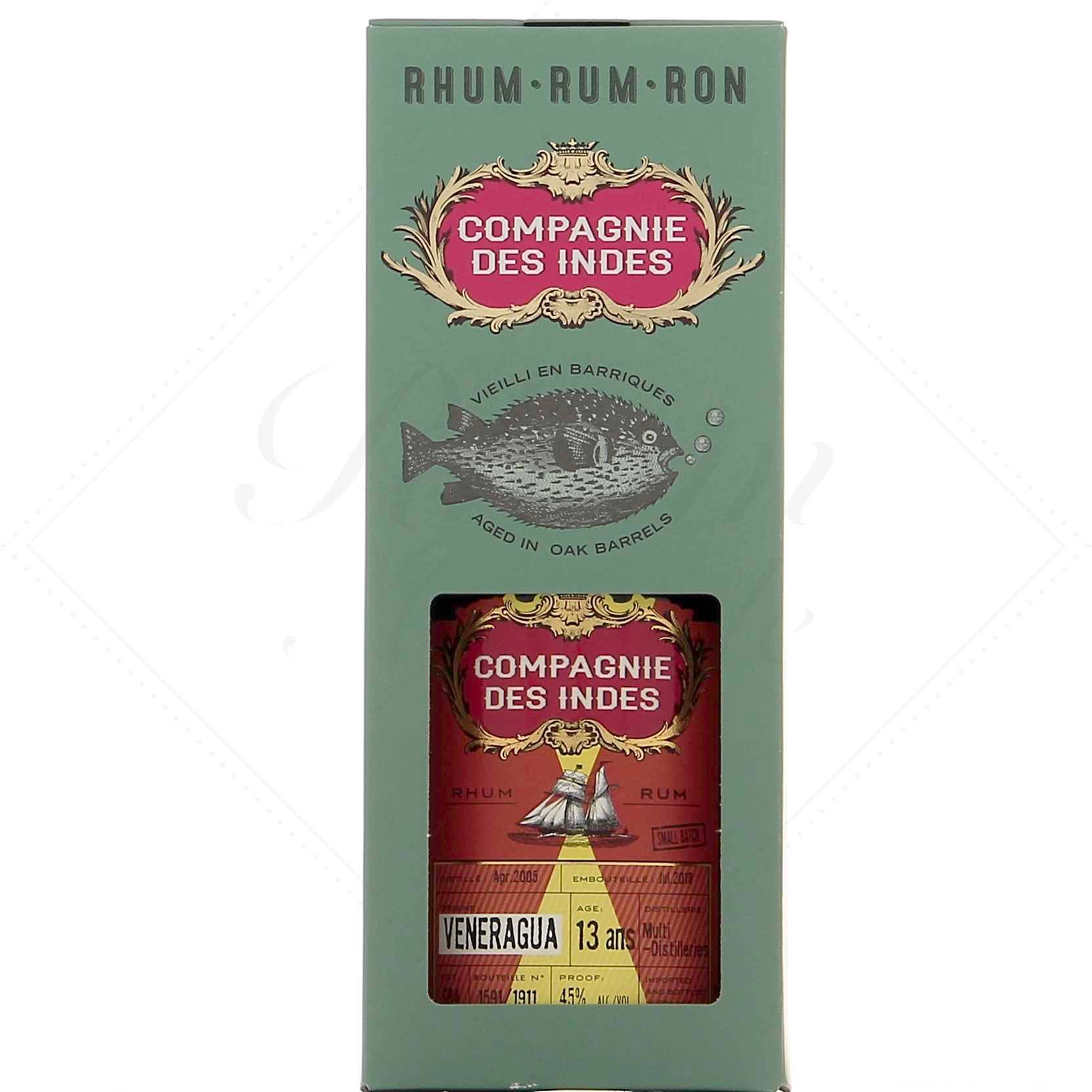 Compagnie des Indes Veneragua Multi-Distilleries 13 ans 2005 45°