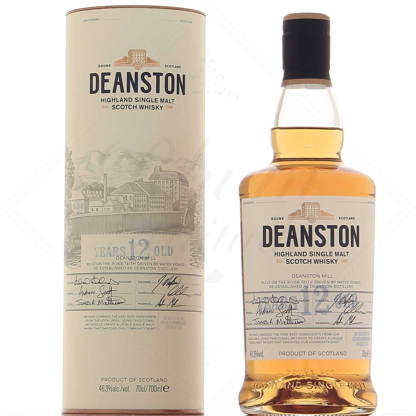 Deanston 12 ans Un-chillfiltered 46,3°
