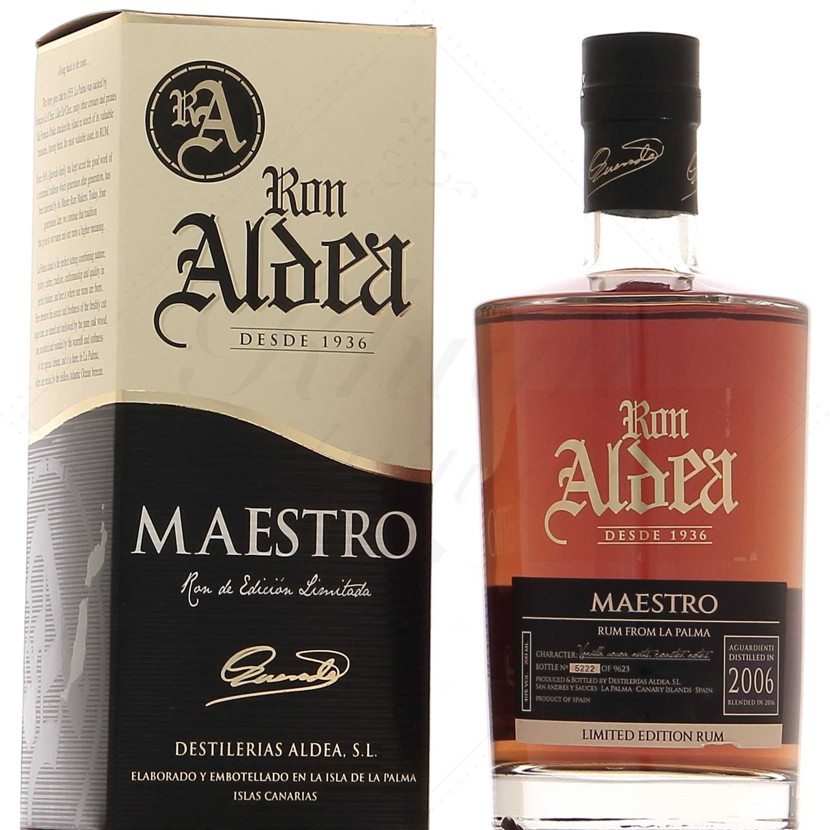 Aldea Maestro 10 ans 2006-2016 40°