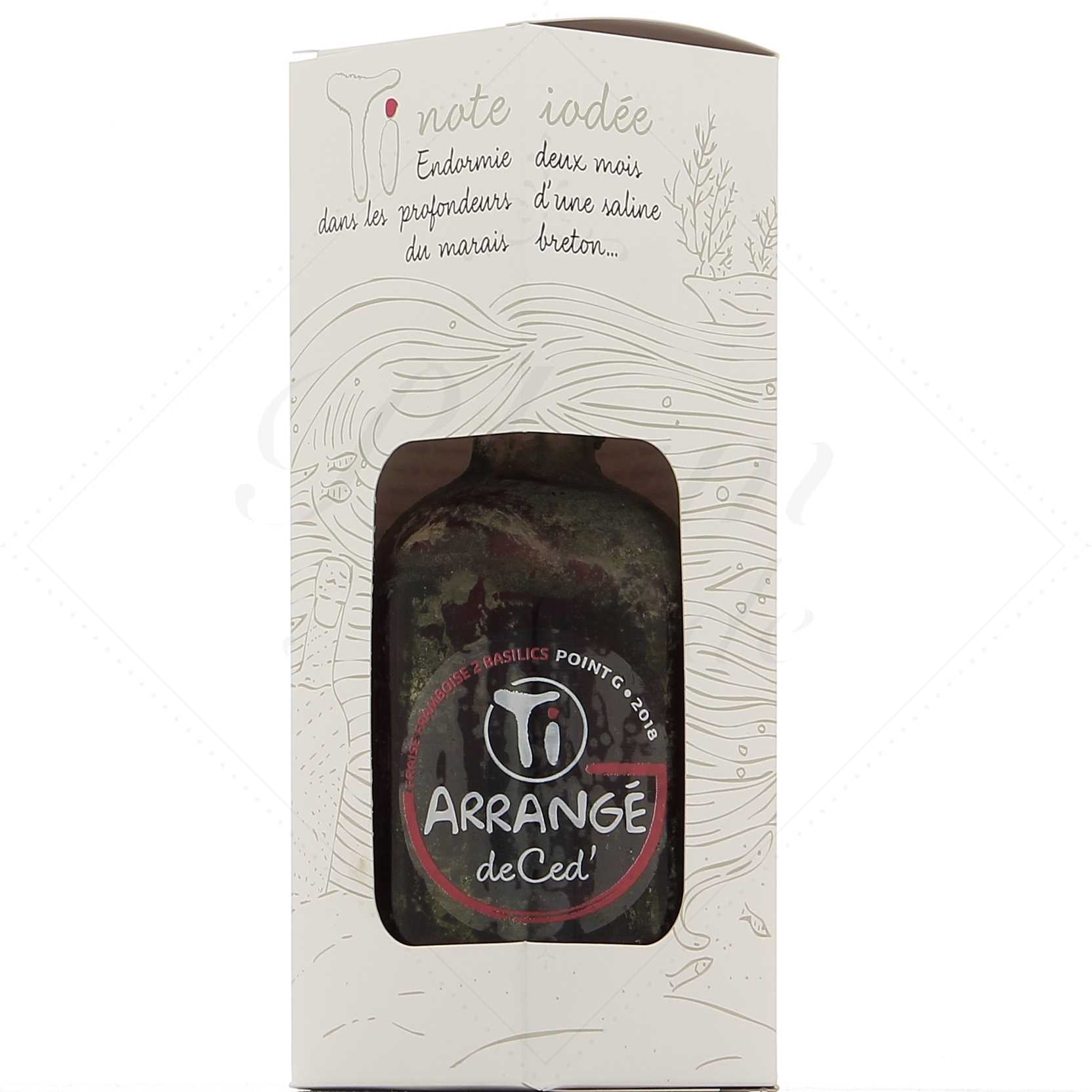 Les Rhums de Ced Ti Arrangés Point G Fraise Framboise 2 Basilics 2018 32°