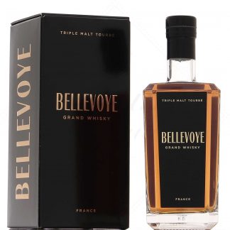 Bellevoye Noir Whisky de France Triple Malt édition tourbée 43°