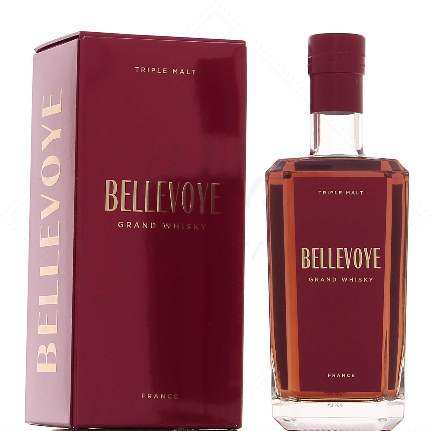 Bellevoye Rouge Whisky de France Triple Malt Finition Grand Cru 43°