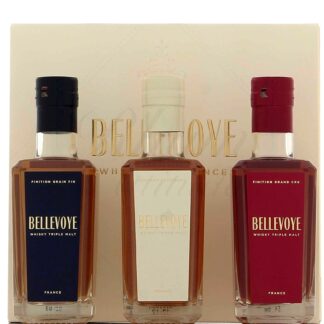 Bellevoye Whisky de France Coffret découverte tricolore 3x20cl