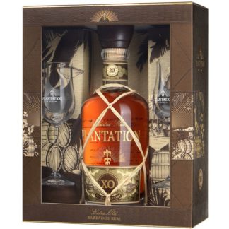 Plantation Rum Barbados XO 20th Anniversary Coffret 2 verres tulipe 40°