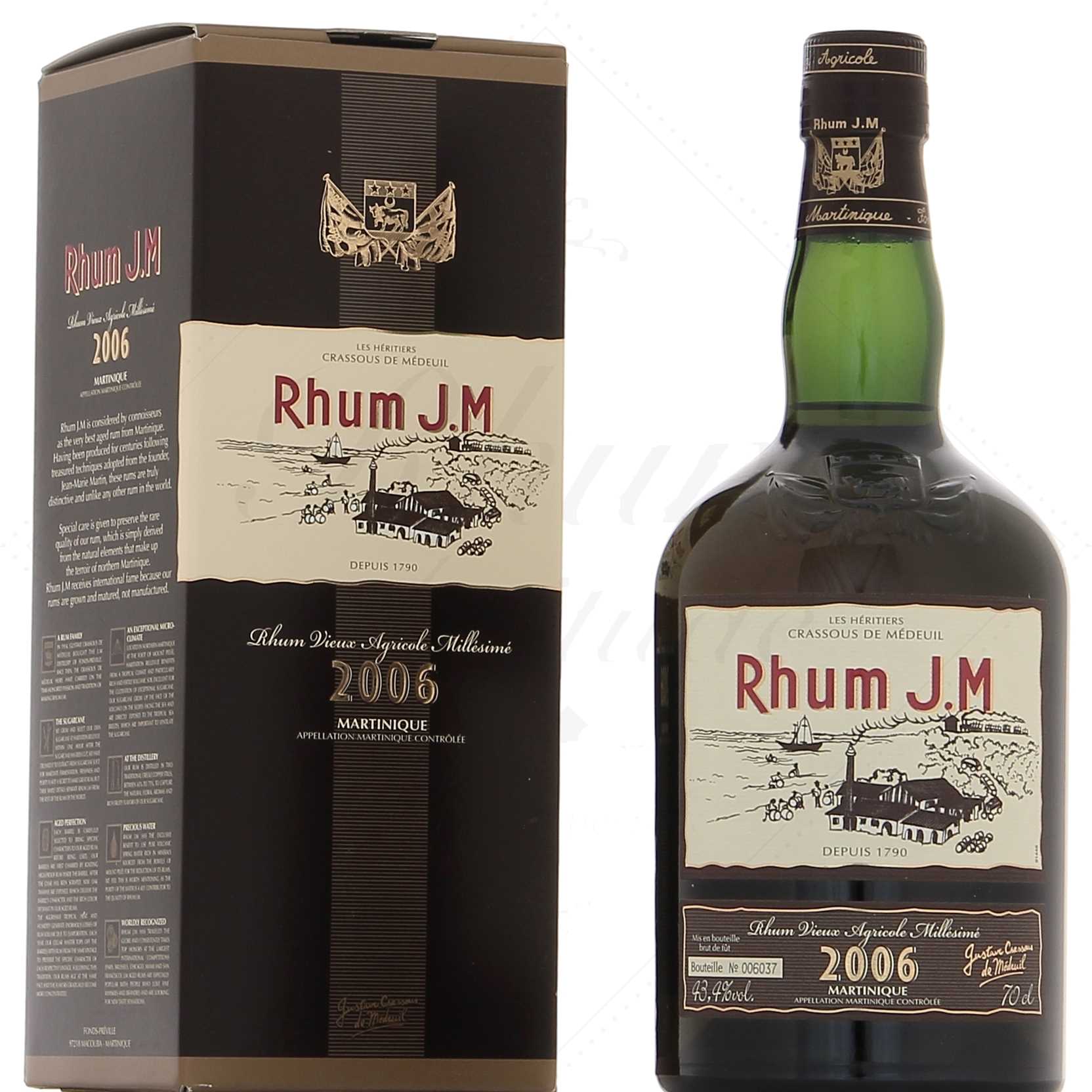 JM Millésime 2006 Brut de fût 10 ans d’âge 43,4°
