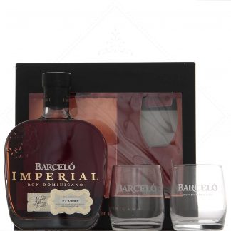 Barcelo Imperial en coffret 2 verres 38°