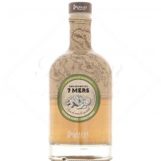 Bigallet Rhum arrangé des 7 mers Citron Vert Gingembre 25°
