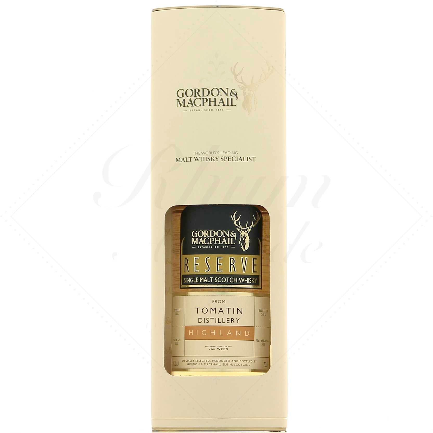 Gordon & Macphail Reserve Tomatin 2006 9 ans 46°
