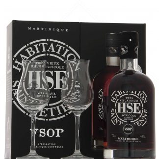 HSE VSOP en Coffret 2 verres 45°