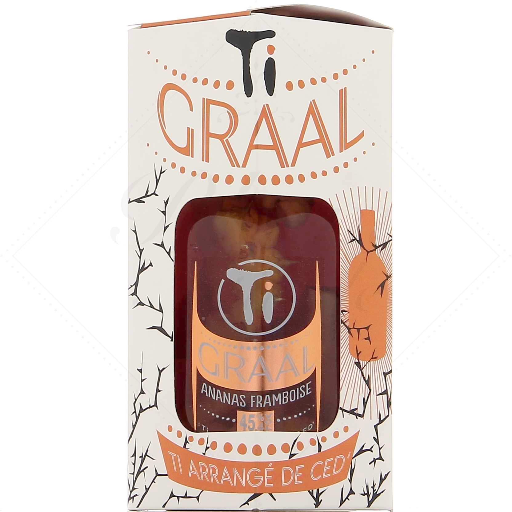 Les Rhums de Ced Ti Graal Ananas Framboise 45,4°