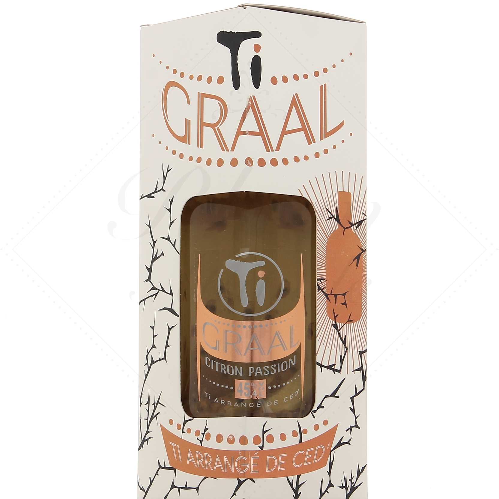 Les Rhums de Ced Ti Graal Citron Passion 45,4° - 1,5 litres !