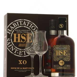 HSE XO en Coffret 2 verres 43°