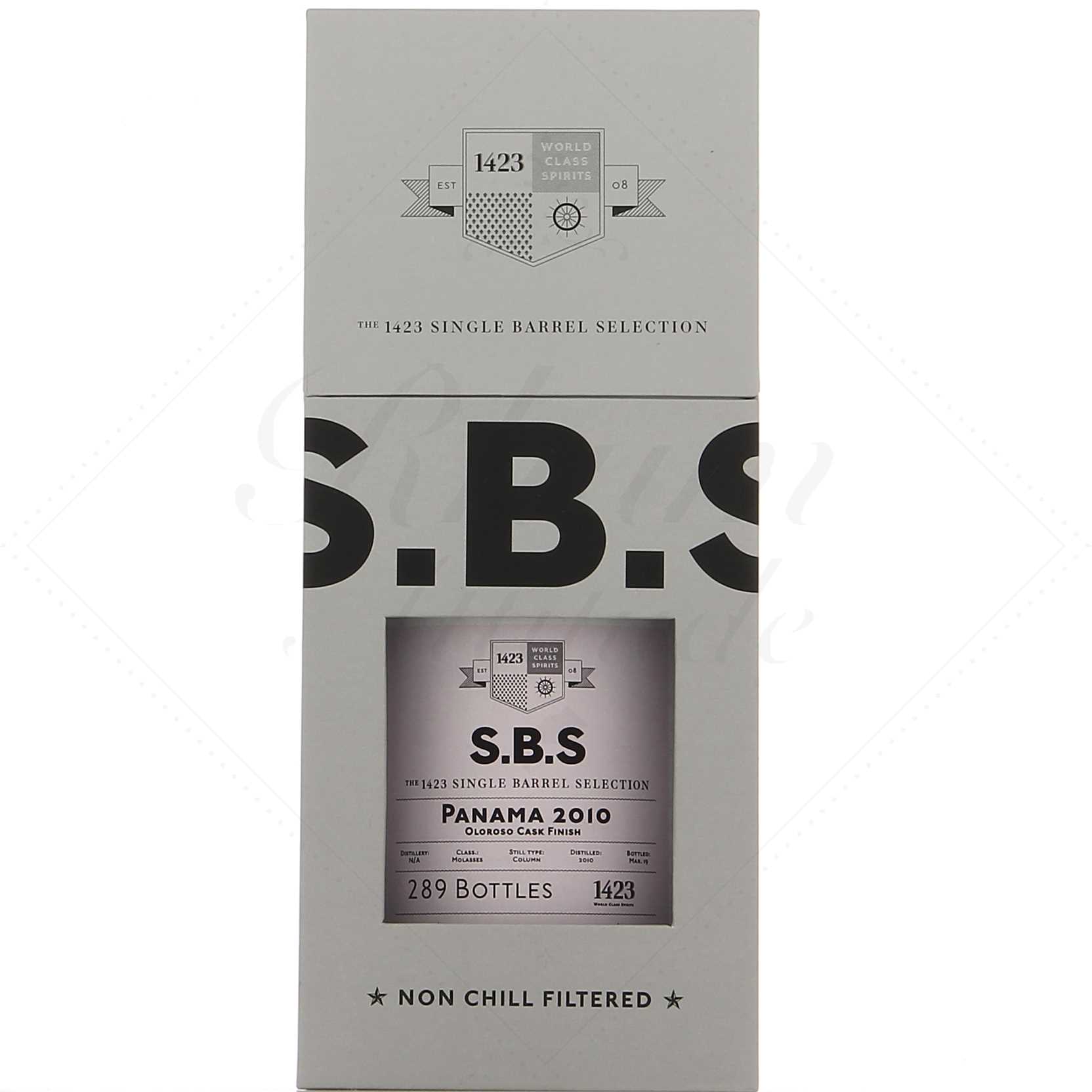 1423 SBS Panama 2010 Oloroso Cask Finish 54°