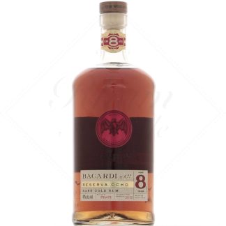 Bacardi Ocho 8 ans 40° 1 litre !