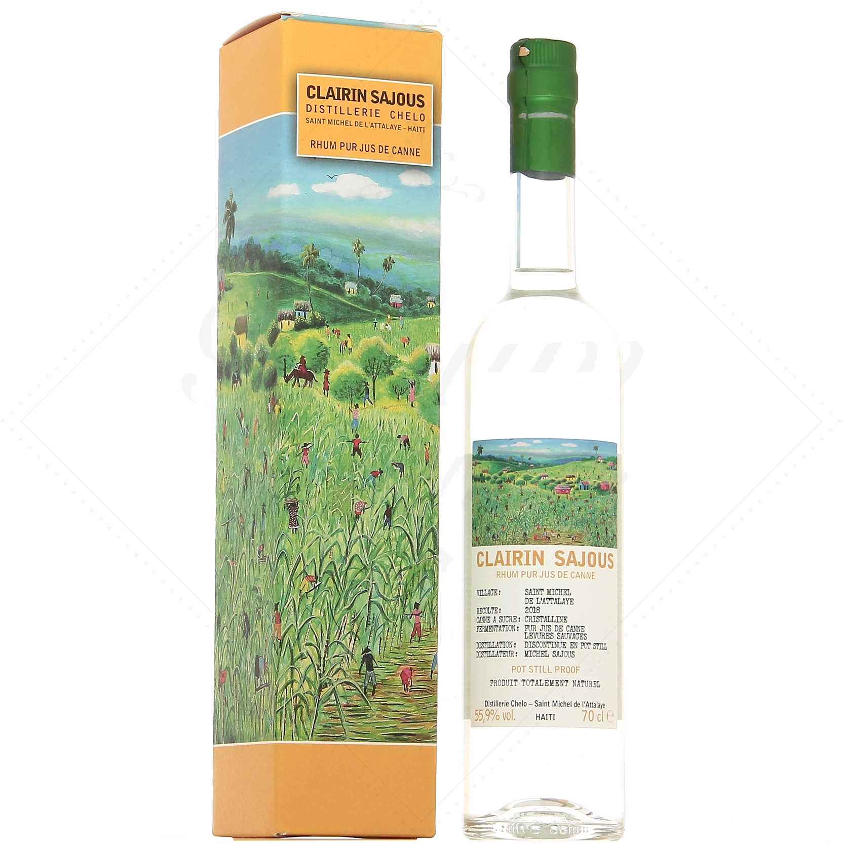 Clairin Sajous récolte 2018 55,9°