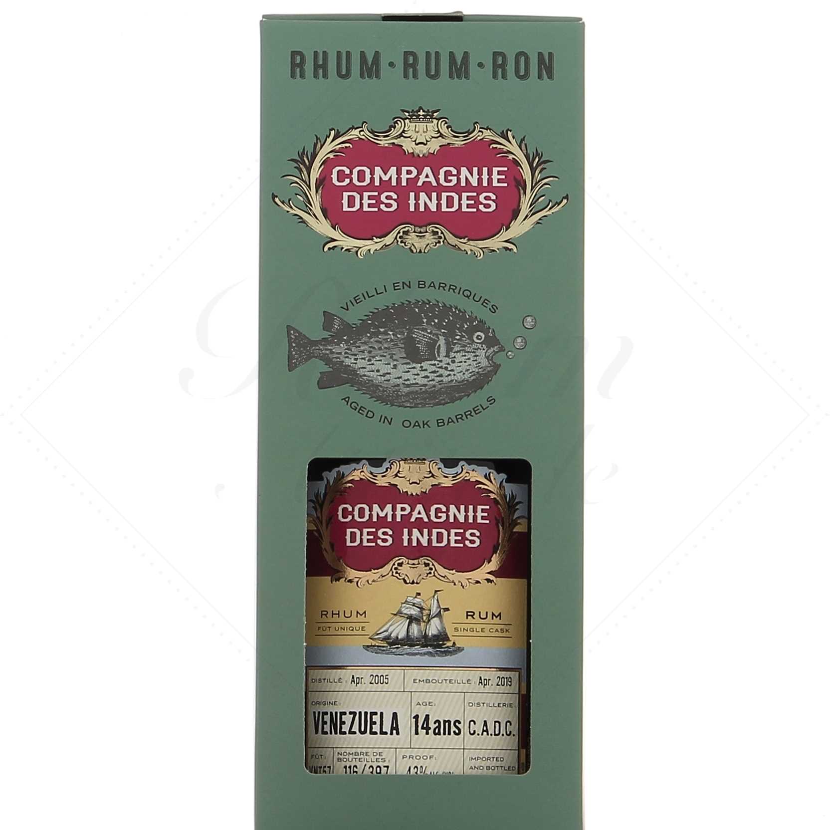 Compagnie des Indes Venezuela C.A.D.C. 2005 14 ans 43°