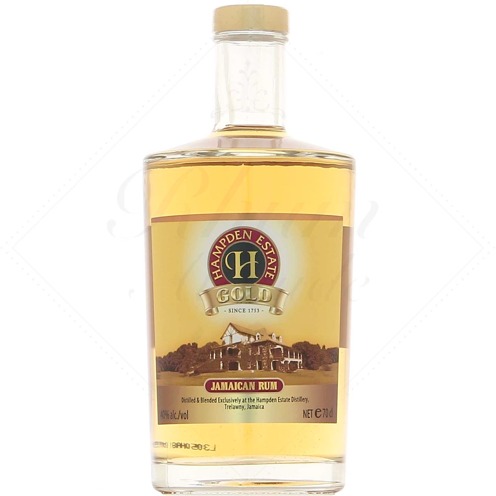 Hampden Estate Gold Rum 40°