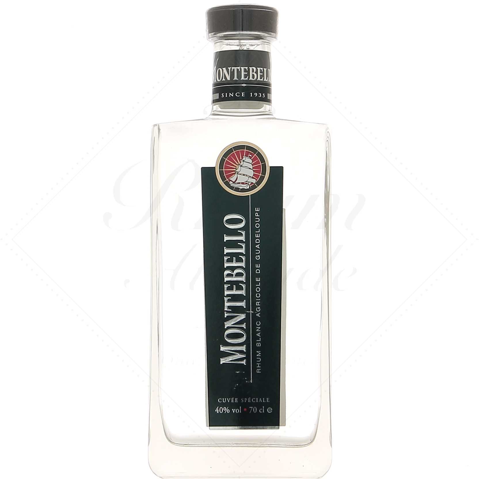 Montebello Rhum Blanc Premium Millésime 2013 Embouteillé 2015 40°