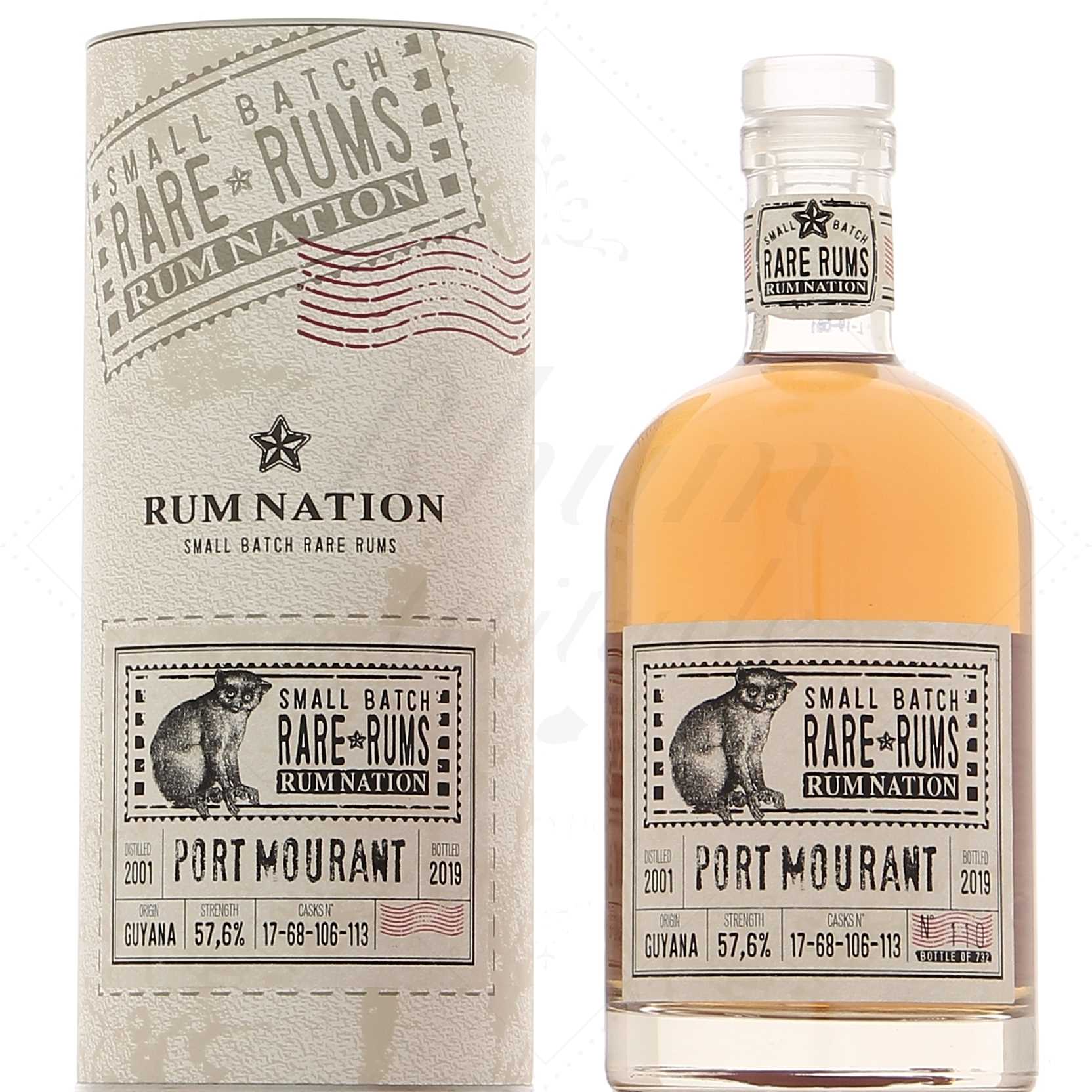 Rum Nation 18 ans 2001 Port Mourant 57,6°