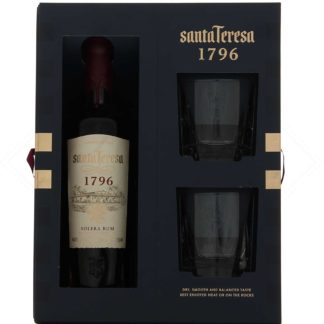 Santa Teresa 1796 en coffret 2 verres 40°