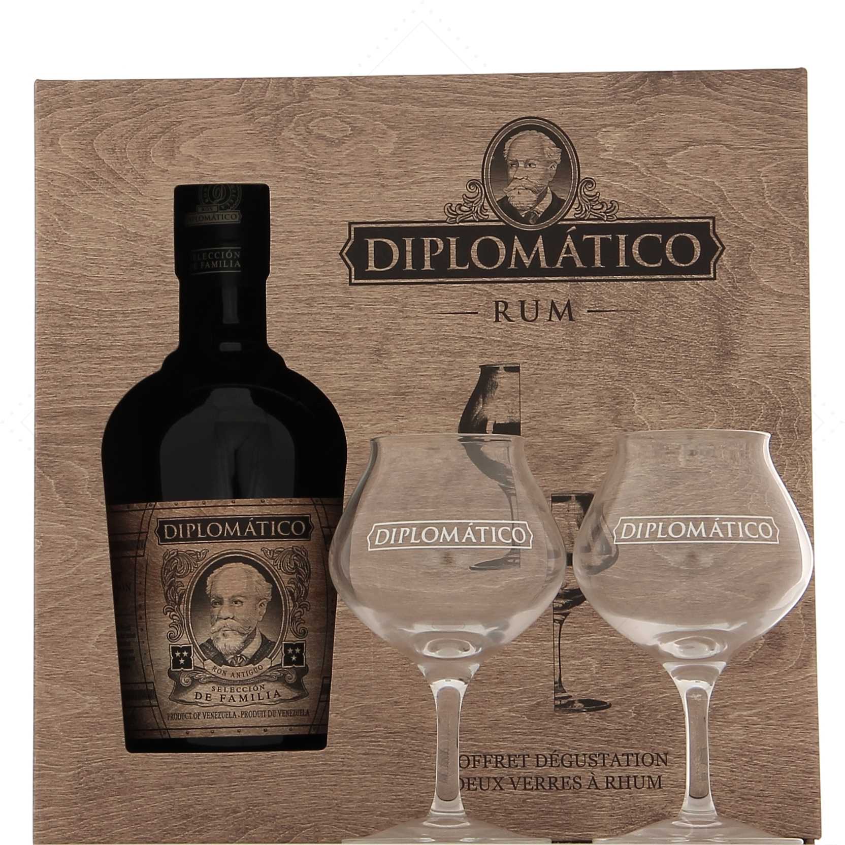 Diplomático Selección de Familia 43° en coffret 2 verres édition 2020
