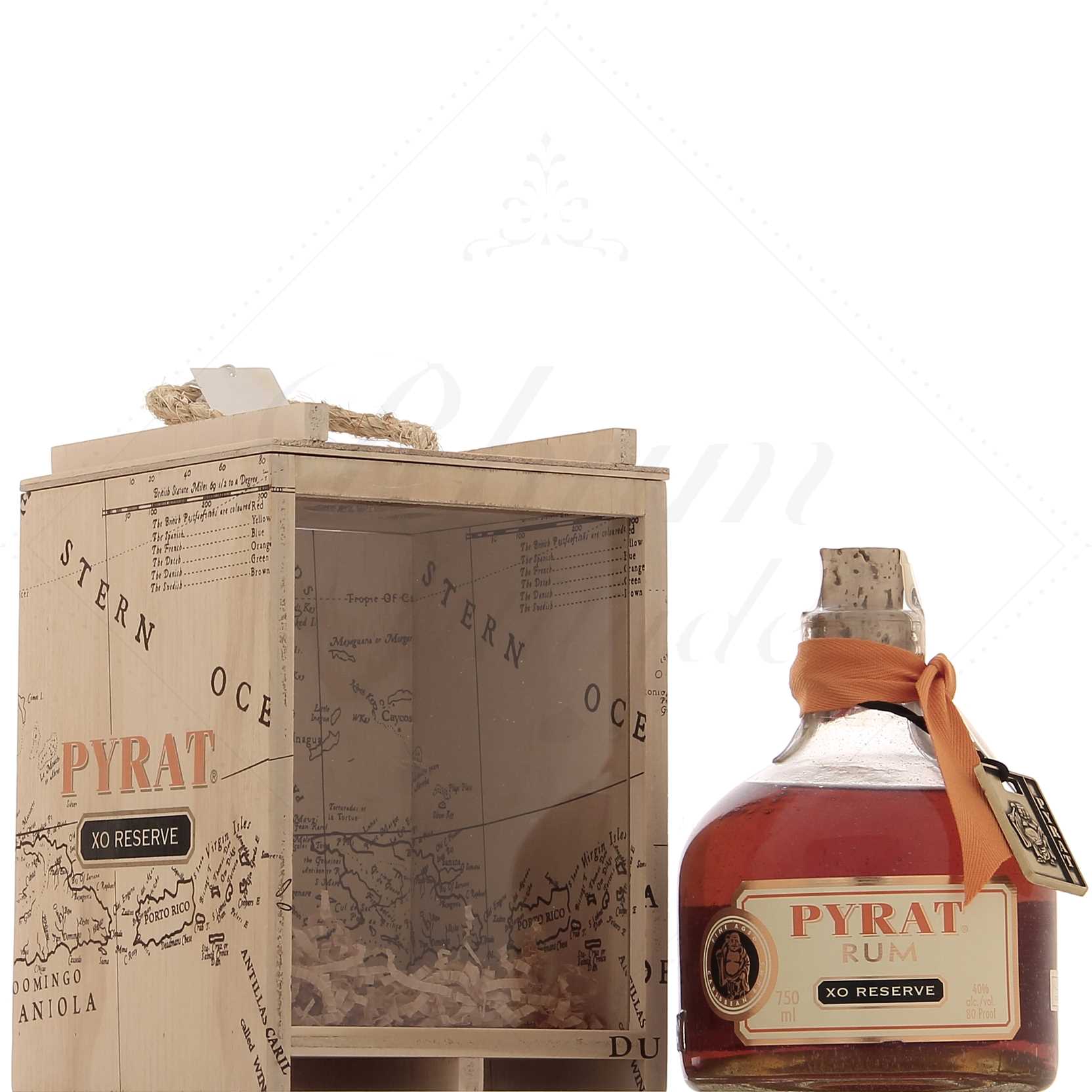 Pyrat XO coffret cadeau carte 40°