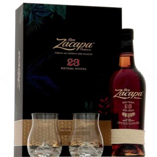 Zacapa 23 en coffret 2 verres 40° - édition 2021