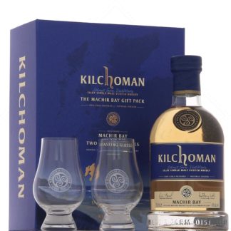 Kilchoman Machir Bay en coffret 2 verres 46° - ancienne version