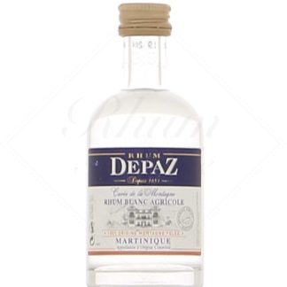 Depaz Blanc Cuvée de la Montagne 45° en mignonnette de 5 cl